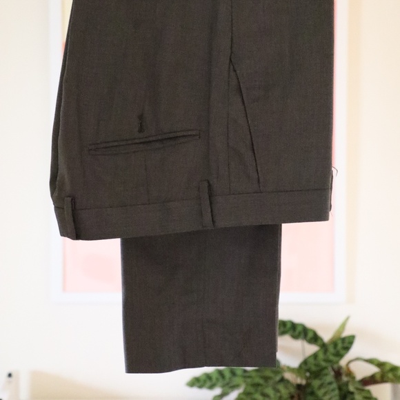 Men's Suit and Pants- Venicio Daltoni 38S (Gray, wool/cashmere) - Picture 3 of 11